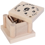 Wooden game of dice 