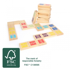 Domino XXL mit Motiven 