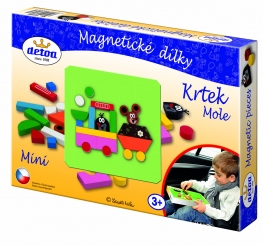 Magnetisches Mini-Legespiel mit dem kleinen Maulwurf 