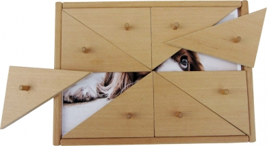 Dalli Klick – Aufdeckspiel aus Holz im DIN A4-Format 