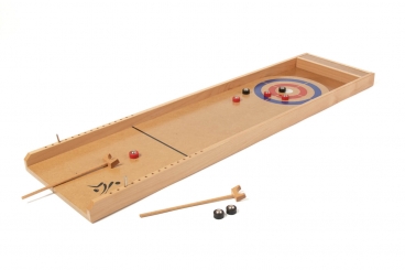 Kulling Tisch-Curling – Schweizer Curling aus Holz 