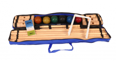 Krocket de Luxe - große Ausführung - 6 Schläger 