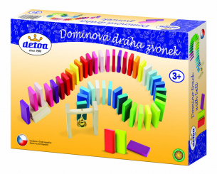 Buntes Domino-Set mit Glocke 