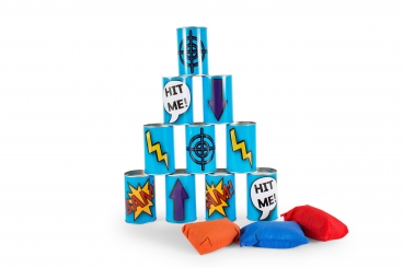 Dosenwerfen Comic Design 