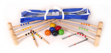 Krocket große Ausführung Buchenholz aus den Alpen 