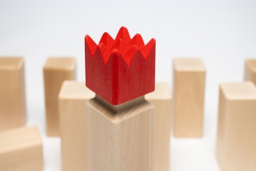 Kubb Ersatzkönig aus Buchenholz 