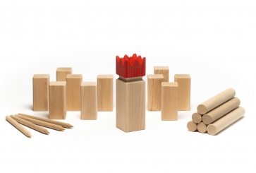 Kubb Turnierversion Buchenholz aus den Alpen 