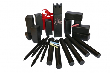 Kubb Black Edition - zum Selbstbemalen 