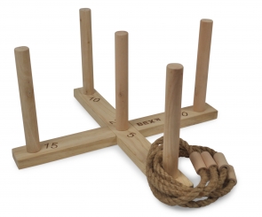 Ring Toss aus Birkenholz 