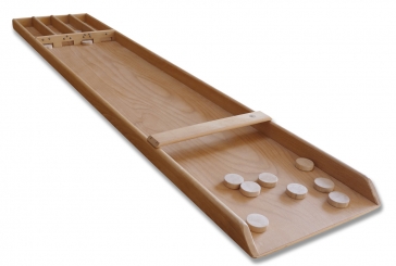 Shuffleboard, Sjoelbak aus Buchenholz - Made in Germany 