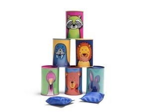 Dosenwerfen Tier-Design 