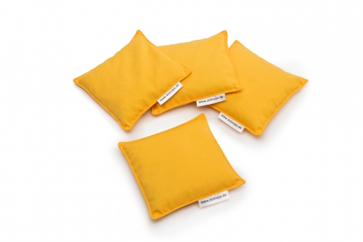 Original Cornhole Turnier Bag (4 x Wurfsäckchen) Gelb