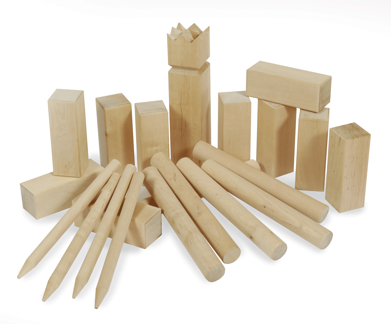 Viking Kubb Garden Game Hardwood in Canvas Bag As Seen on BBC by Classic Leisure Products 